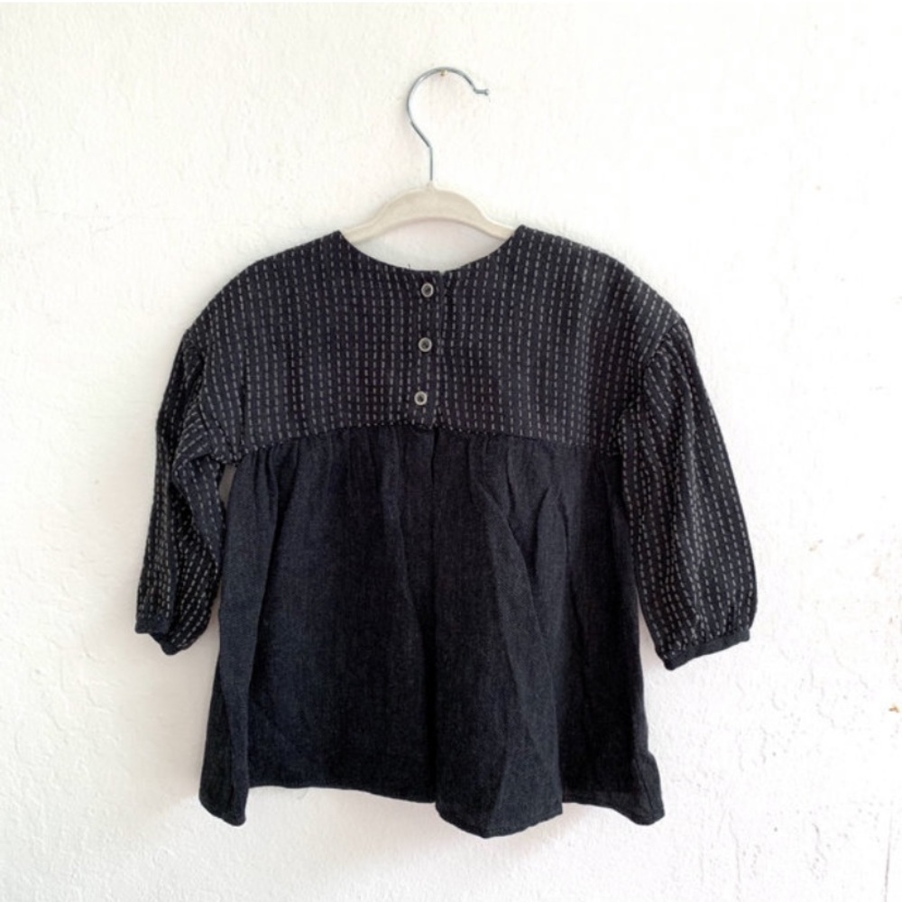 NWT Zara Grey Charcoal Dress Tunic Top